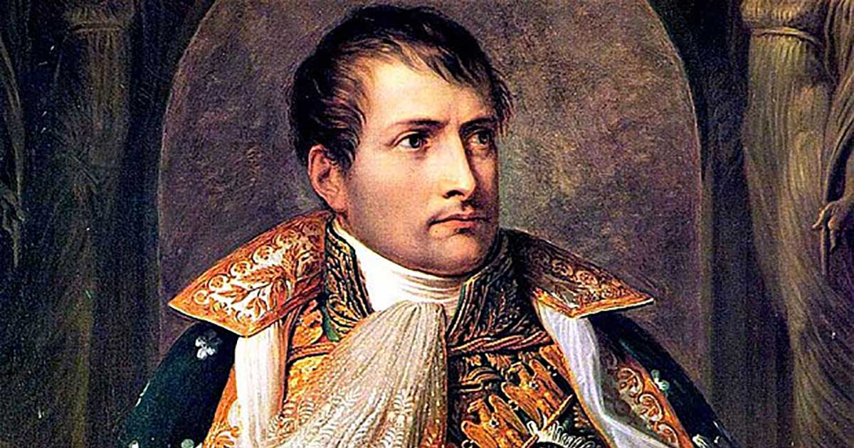 Napoleone Bonaparte (1769-1821) celebrato da Manzoni nell'ode Il cinque maggio