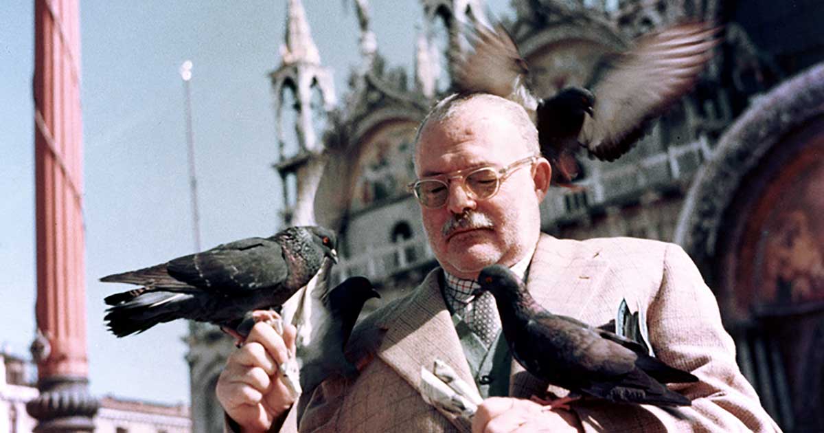 Ernest Hemingway a Venezia nel 1954