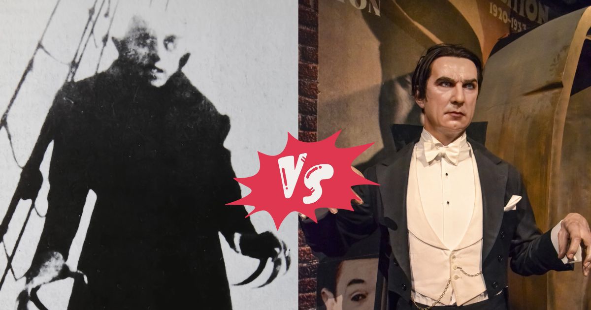 Nosferatu vs Dracula: il personaggio di Murnau e Dracula del cinema